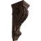 Ekena Millwork 6"W x 7 1/2"D x 18"H Extra Large Acanthus Wood Corbel, Walnut CORW06X08X18ACWA - alternate 1